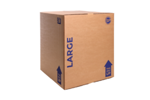 Large cardboard box