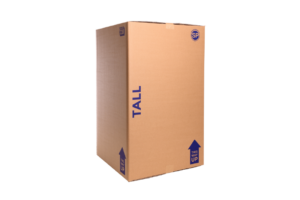Tall cardboard box